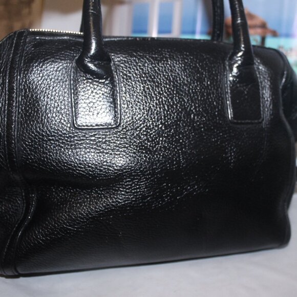 Gorgeous $528 FURLA Pebbled Leather Satchel Tote Shoulder Bag w Strap - Picture 4 of 10